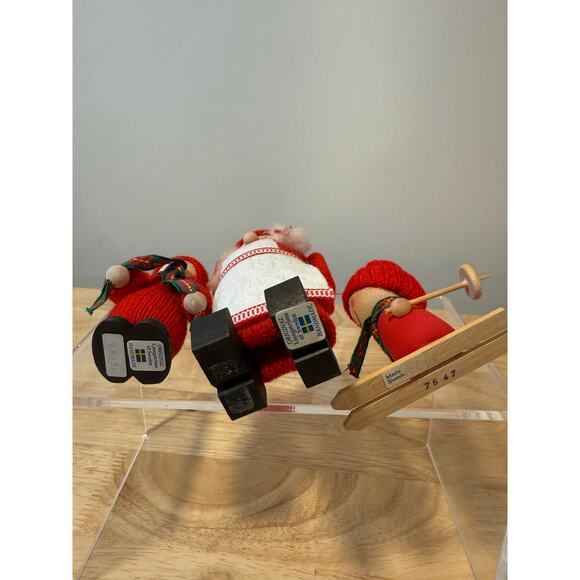 Lot of 3 Ljungstroms Of Sweden Tomte Wooden Figures Holiday Christmas JL - Picture 8 of 11